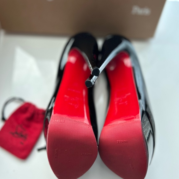 Christian Louboutin Lady Peep Heels - Picture 7 of 9